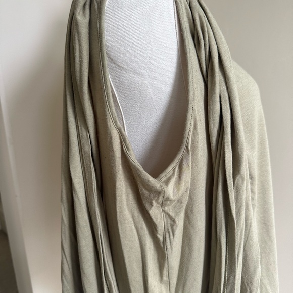 Express Green Ruched Bubble Tank- X-Large - Picture 6 of 10